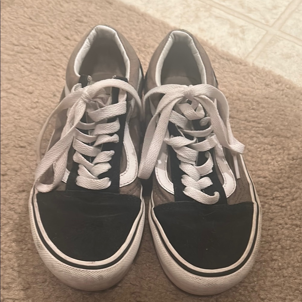 Vans Black and White Women's Sneakers